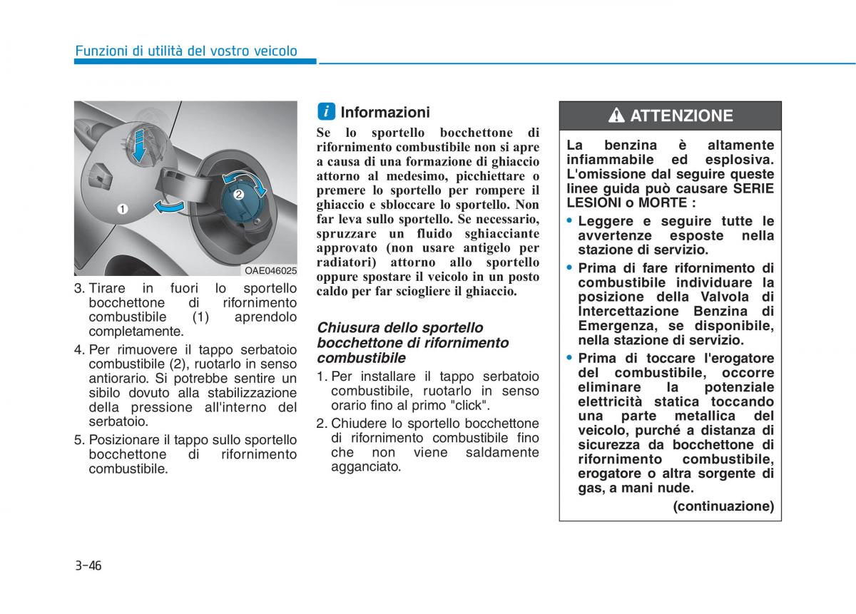 Hyundai Ioniq Hybrid manuale del proprietario / page 151