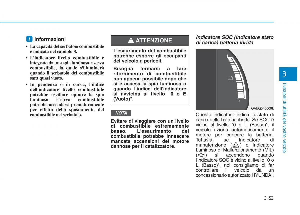 Hyundai Ioniq Hybrid manuale del proprietario / page 158