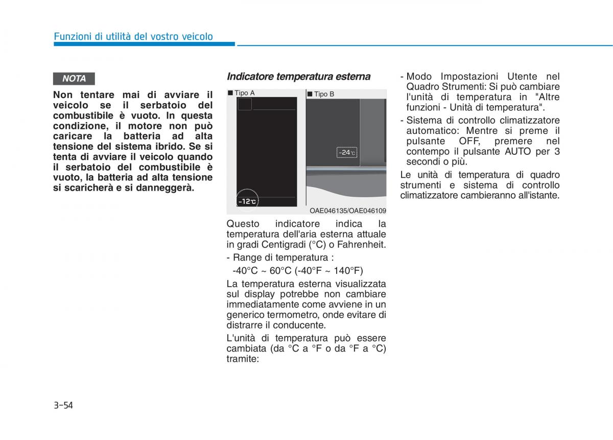 Hyundai Ioniq Hybrid manuale del proprietario / page 159