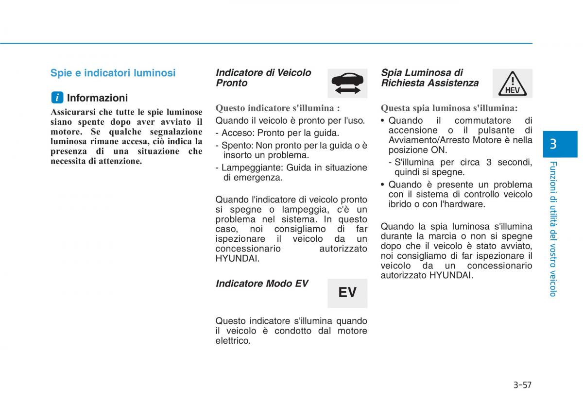 Hyundai Ioniq Hybrid manuale del proprietario / page 162