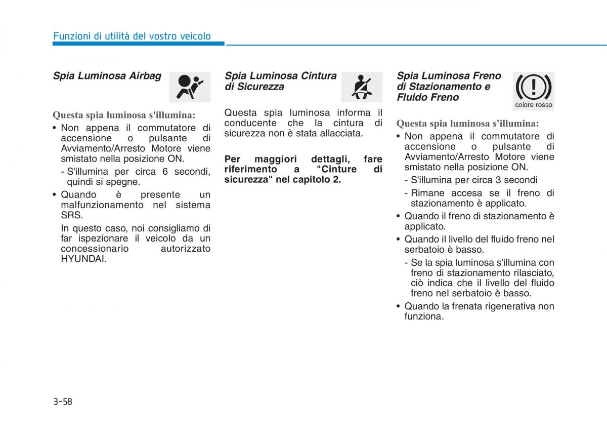 Hyundai Ioniq Hybrid manuale del proprietario / page 163