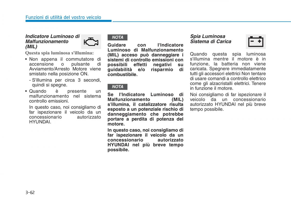 Hyundai Ioniq Hybrid manuale del proprietario / page 167