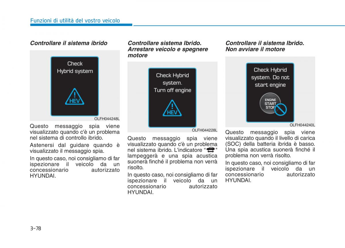 Hyundai Ioniq Hybrid manuale del proprietario / page 183