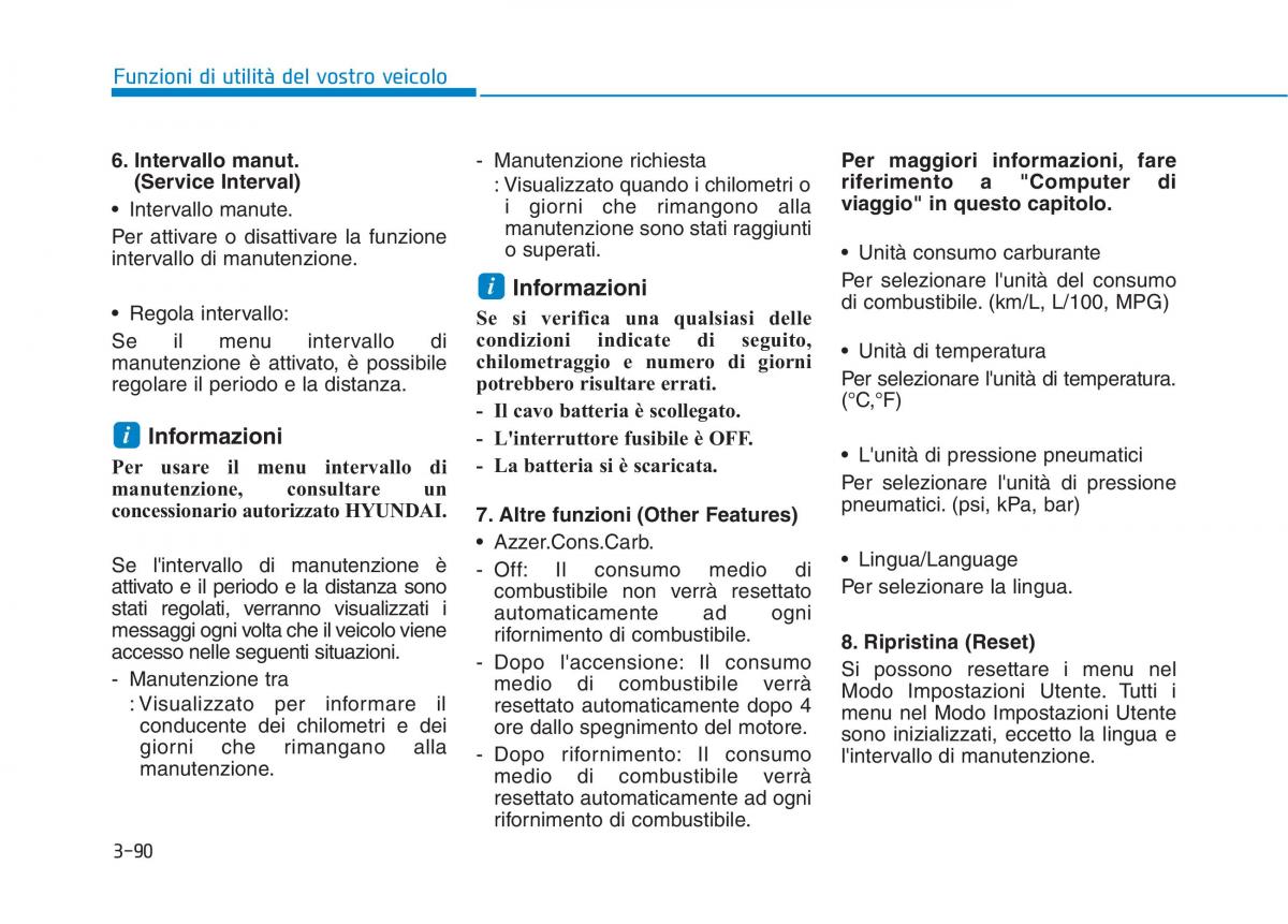 Hyundai Ioniq Hybrid manuale del proprietario / page 195