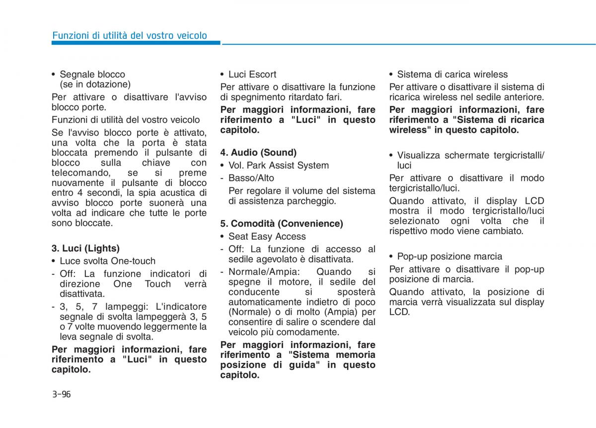 Hyundai Ioniq Hybrid manuale del proprietario / page 201