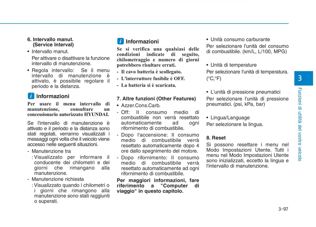 Hyundai Ioniq Hybrid manuale del proprietario / page 202