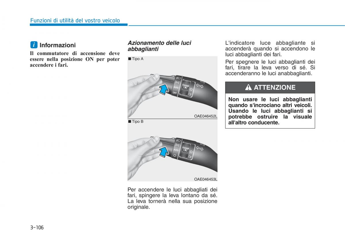 Hyundai Ioniq Hybrid manuale del proprietario / page 211