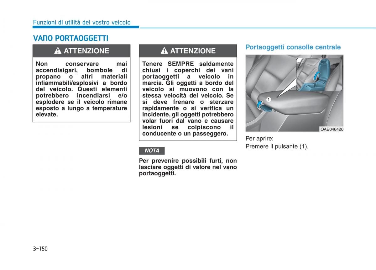 Hyundai Ioniq Hybrid manuale del proprietario / page 255