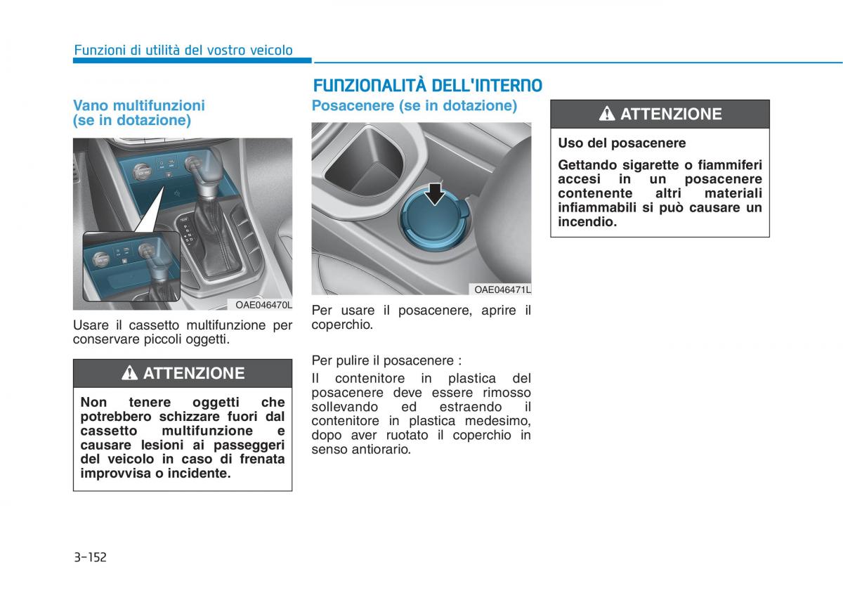 Hyundai Ioniq Hybrid manuale del proprietario / page 257