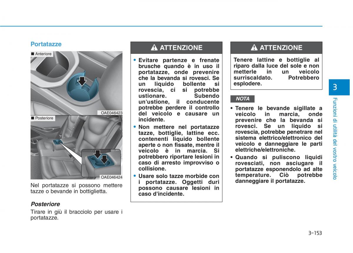 Hyundai Ioniq Hybrid manuale del proprietario / page 258