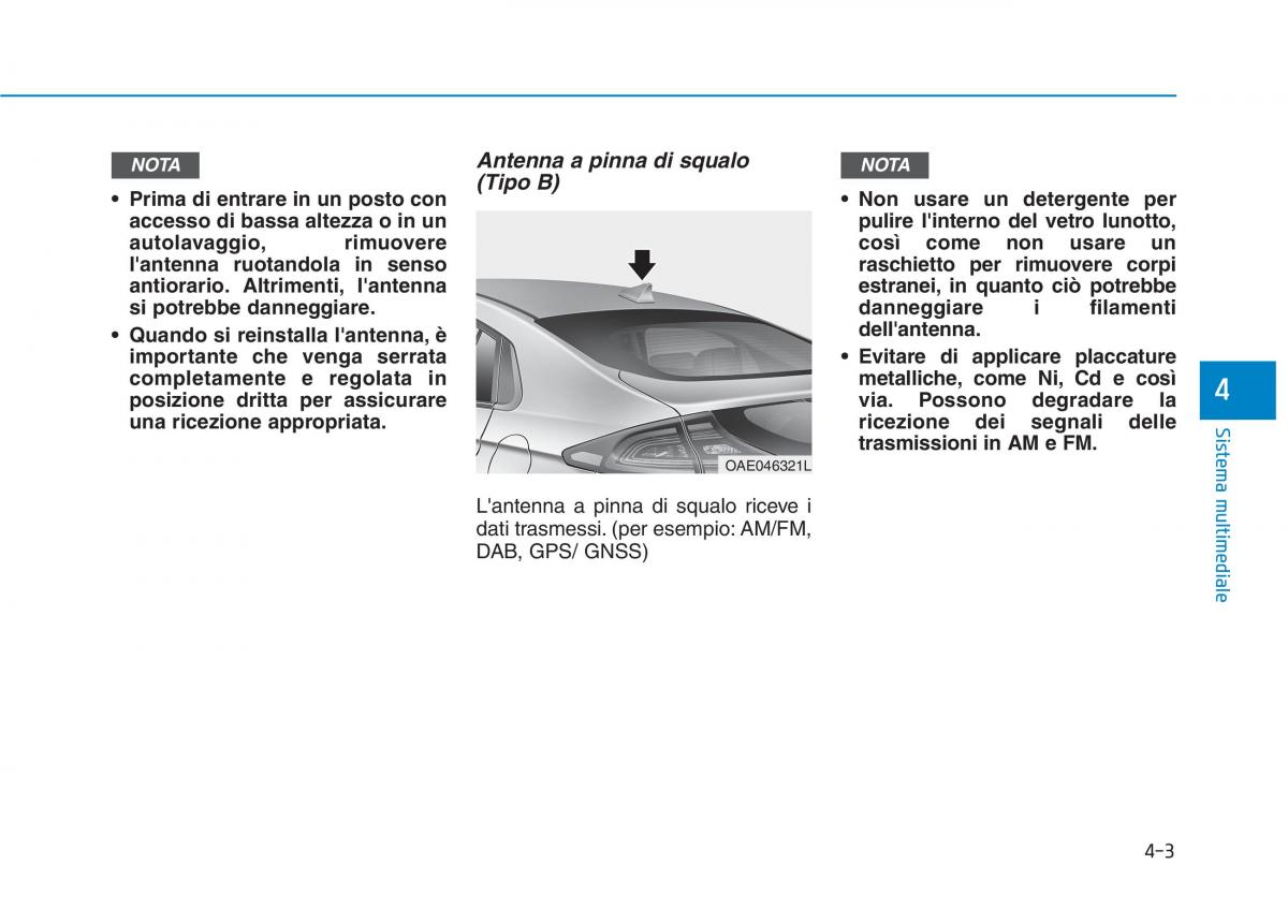 Hyundai Ioniq Hybrid manuale del proprietario / page 269