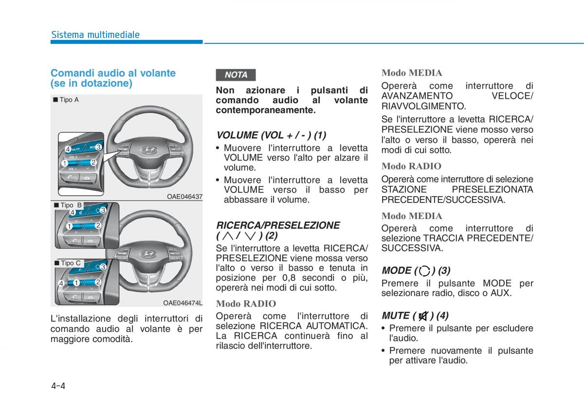 Hyundai Ioniq Hybrid manuale del proprietario / page 270