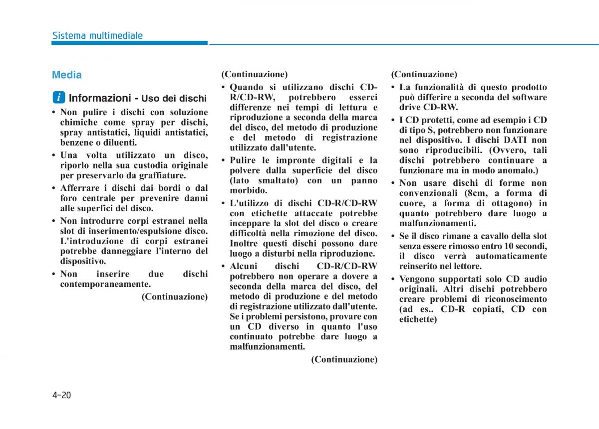 Hyundai Ioniq Hybrid manuale del proprietario / page 286