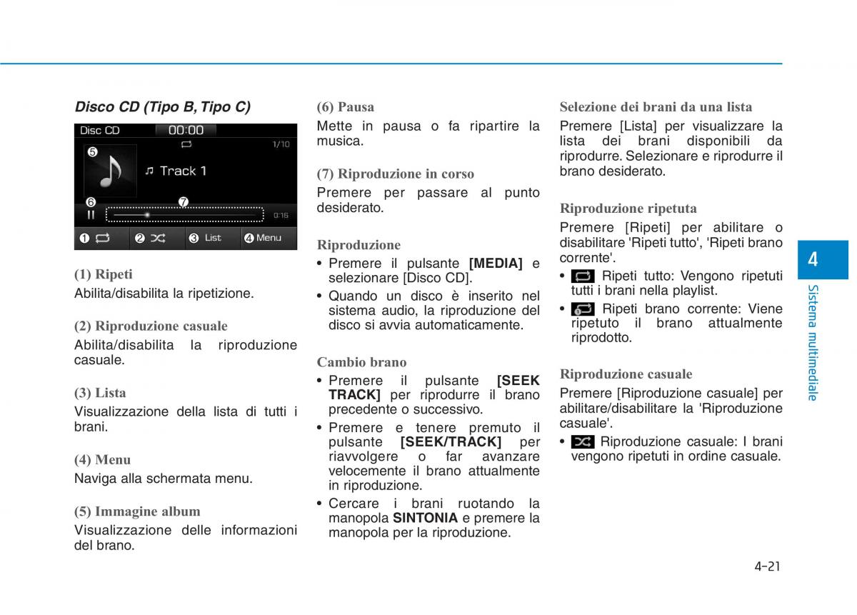 Hyundai Ioniq Hybrid manuale del proprietario / page 287