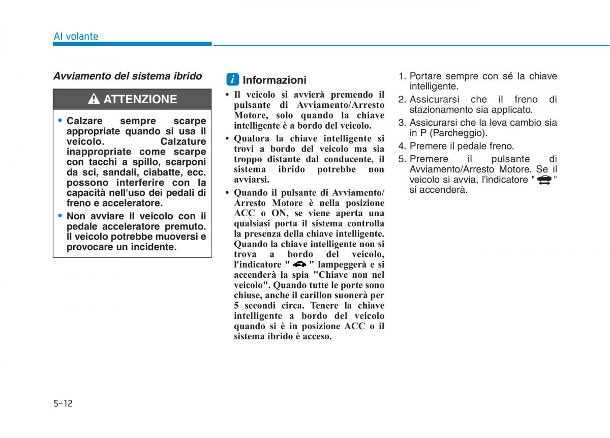 Hyundai Ioniq Hybrid manuale del proprietario / page 328