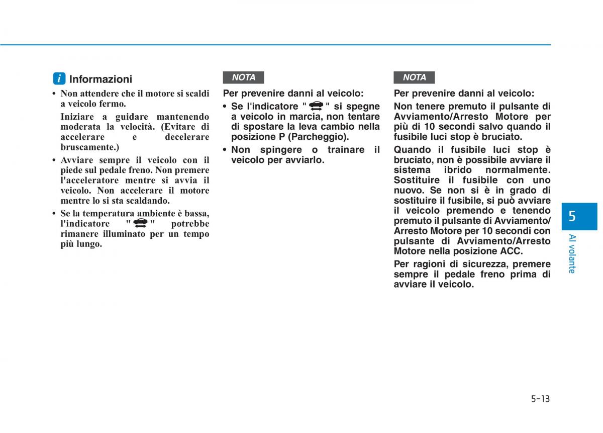 Hyundai Ioniq Hybrid manuale del proprietario / page 329