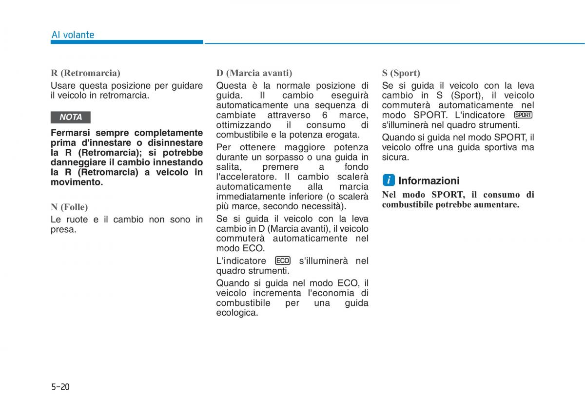 Hyundai Ioniq Hybrid manuale del proprietario / page 336