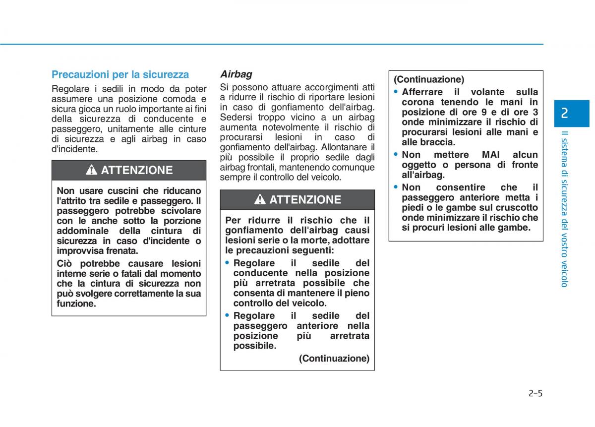 Hyundai Ioniq Hybrid manuale del proprietario / page 39