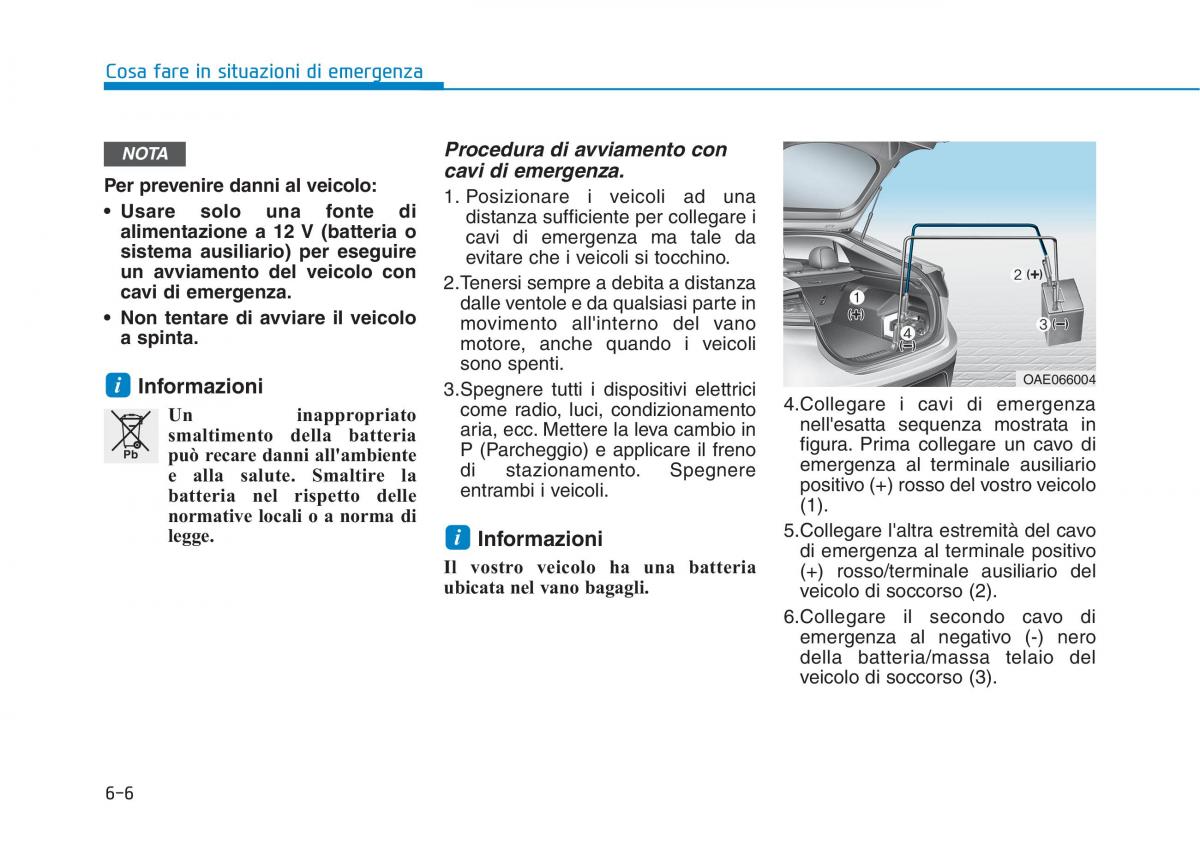 Hyundai Ioniq Hybrid manuale del proprietario / page 426