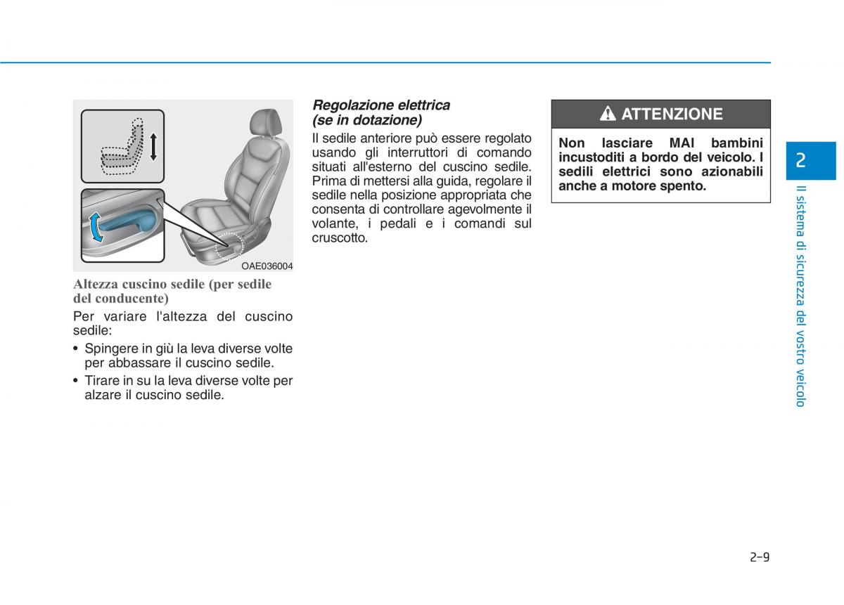 Hyundai Ioniq Hybrid manuale del proprietario / page 43