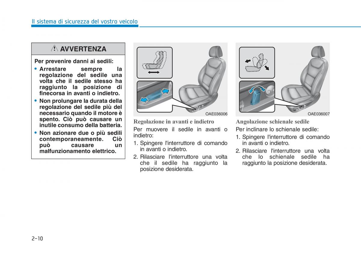 Hyundai Ioniq Hybrid manuale del proprietario / page 44