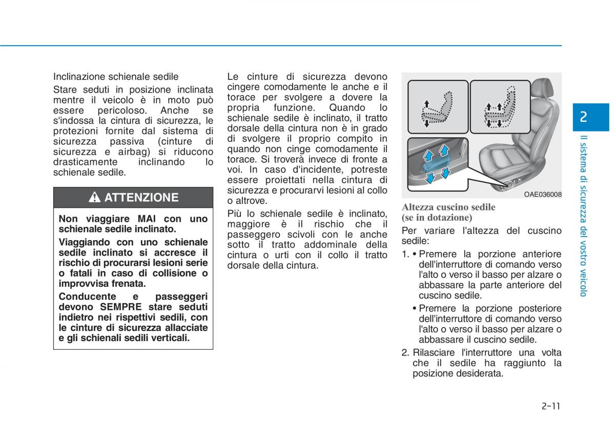 Hyundai Ioniq Hybrid manuale del proprietario / page 45