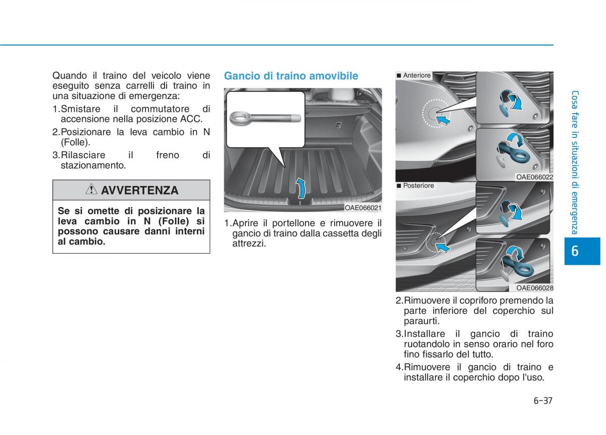 Hyundai Ioniq Hybrid manuale del proprietario / page 457