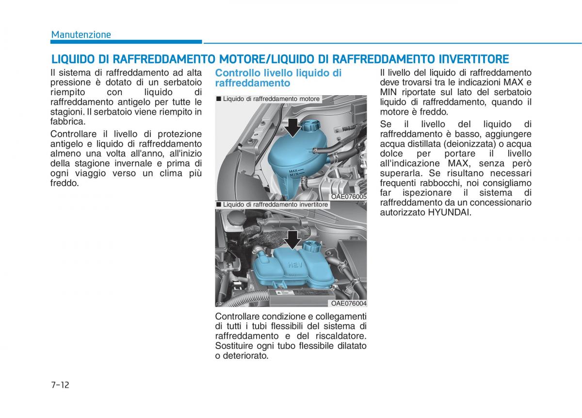 Hyundai Ioniq Hybrid manuale del proprietario / page 472