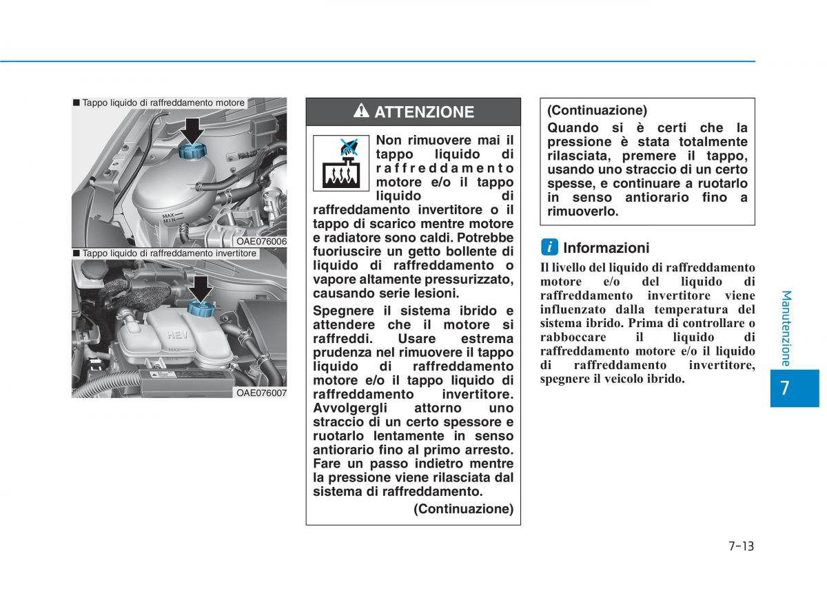 Hyundai Ioniq Hybrid manuale del proprietario / page 473