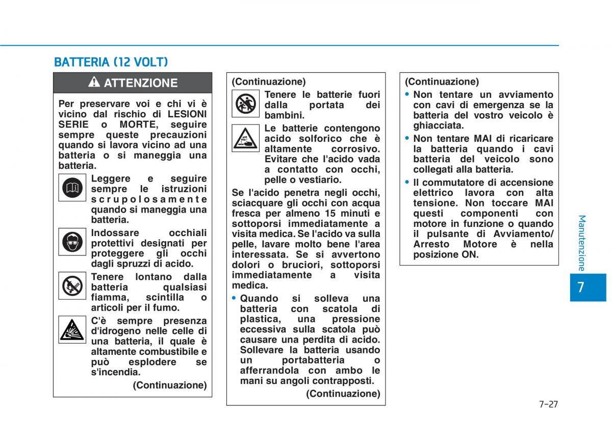 Hyundai Ioniq Hybrid manuale del proprietario / page 487