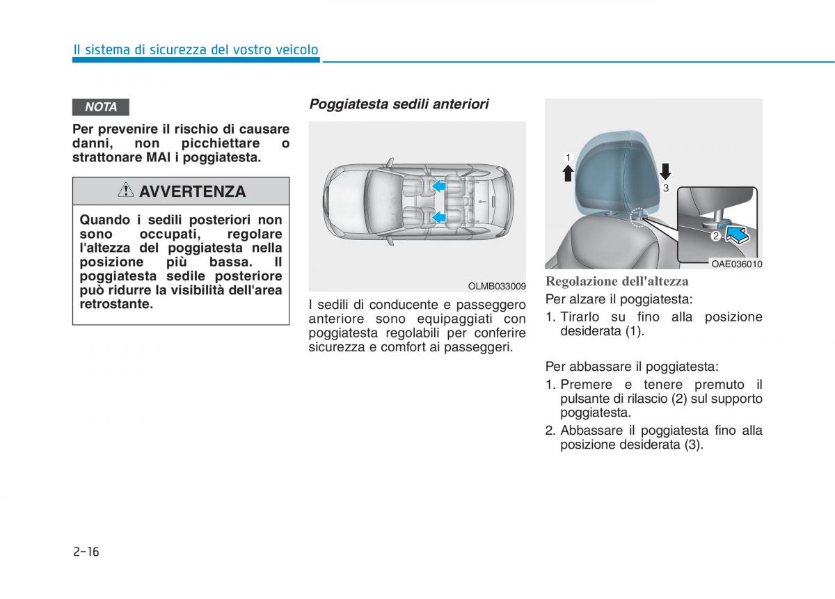 Hyundai Ioniq Hybrid manuale del proprietario / page 50