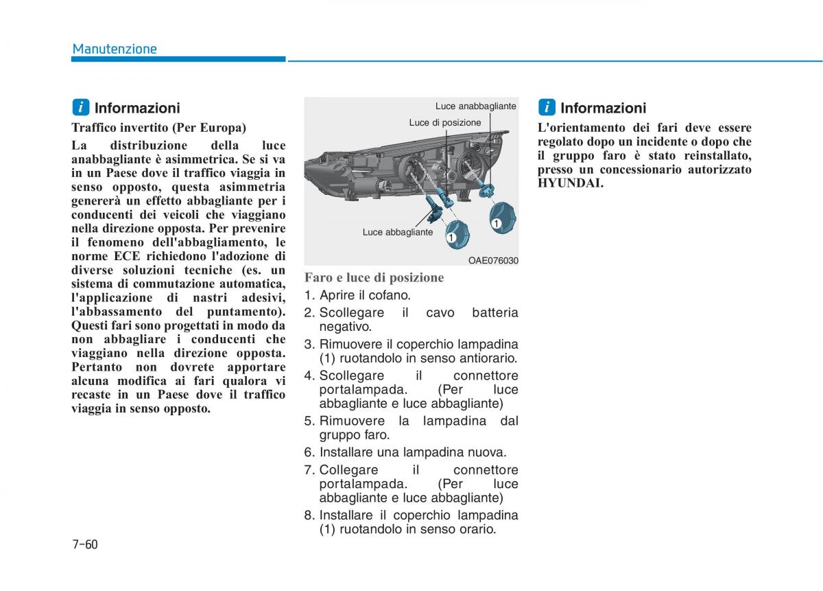 Hyundai Ioniq Hybrid manuale del proprietario / page 520