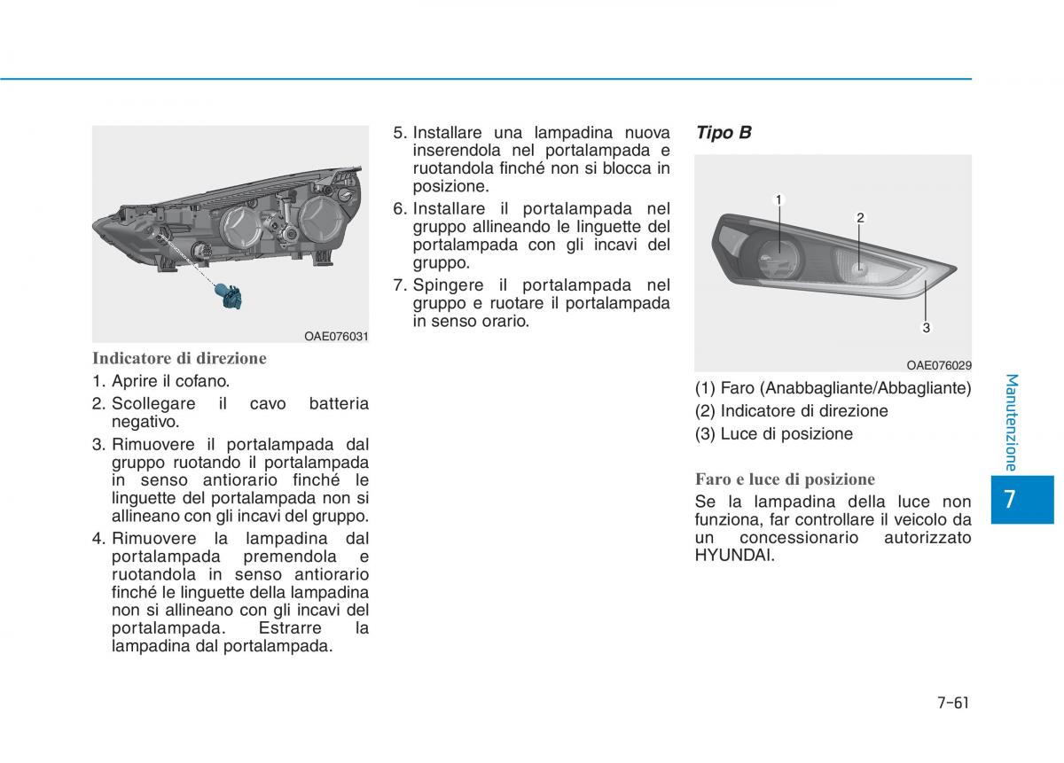 Hyundai Ioniq Hybrid manuale del proprietario / page 521