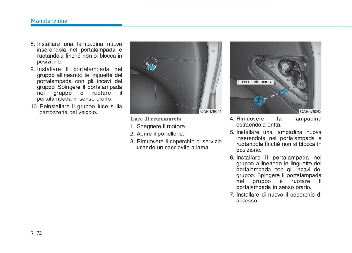 Hyundai Ioniq Hybrid manuale del proprietario / page 532