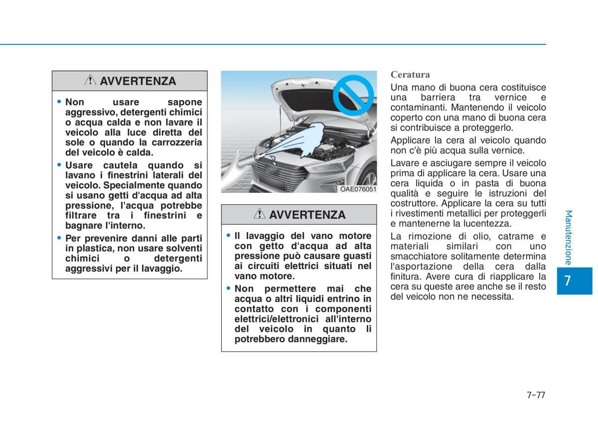 Hyundai Ioniq Hybrid manuale del proprietario / page 537