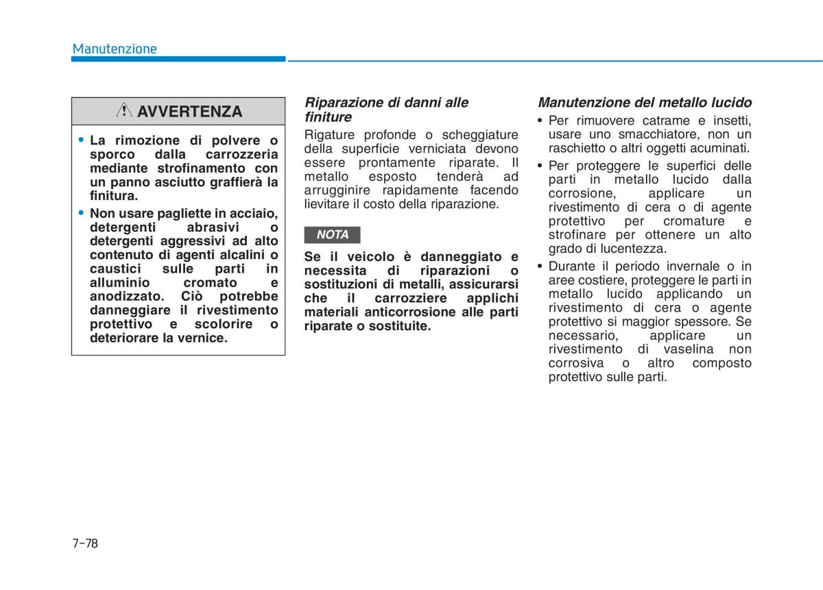 Hyundai Ioniq Hybrid manuale del proprietario / page 538