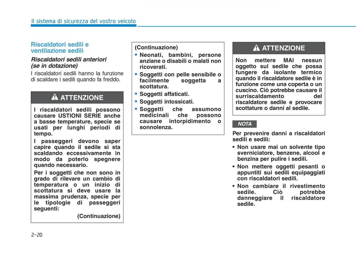 Hyundai Ioniq Hybrid manuale del proprietario / page 54