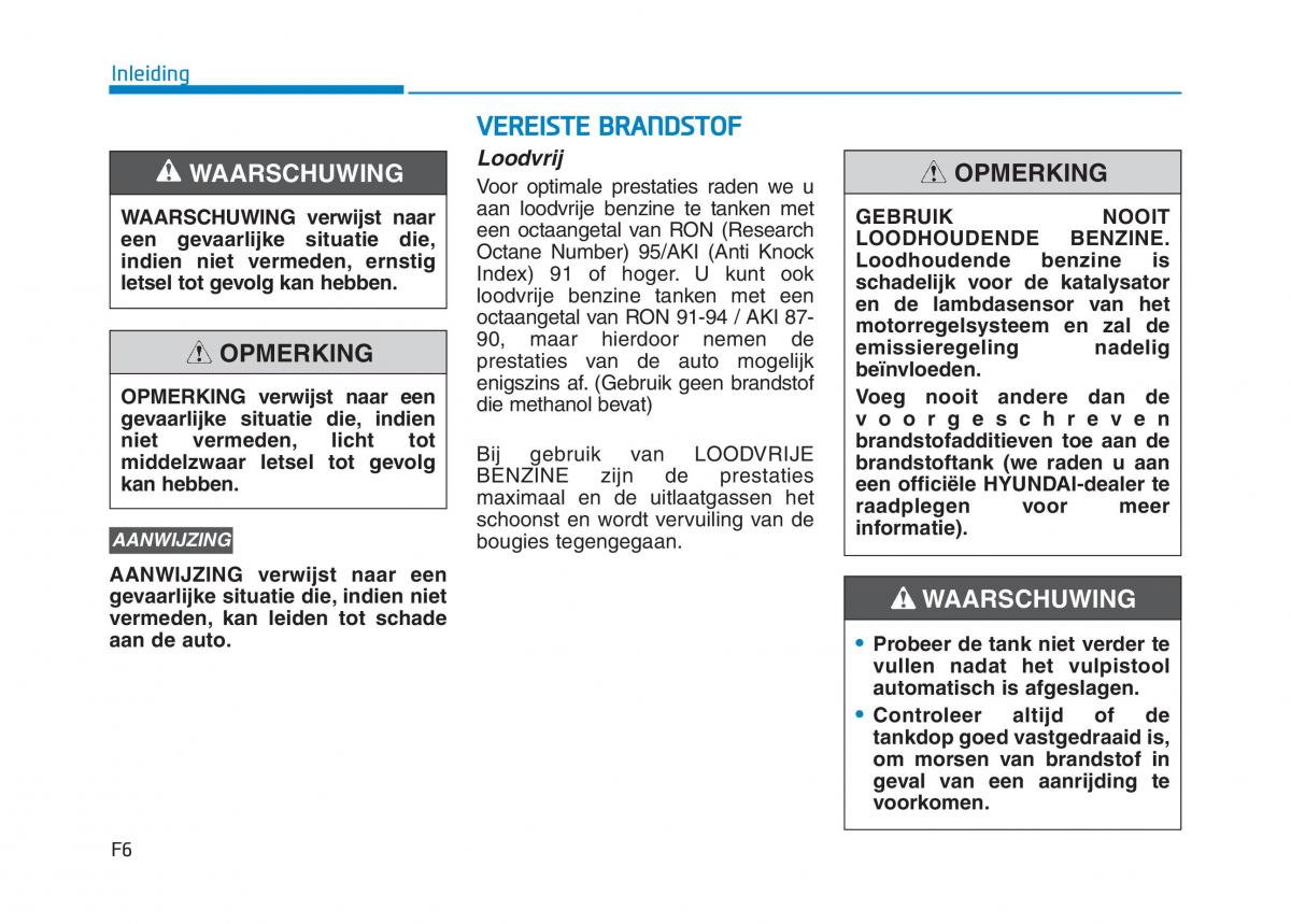 Hyundai Ioniq Hybrid handleiding / page 6