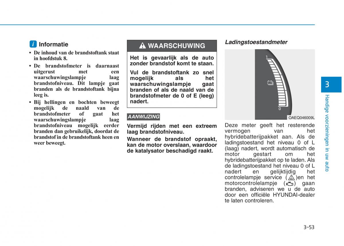 Hyundai Ioniq Hybrid handleiding / page 159