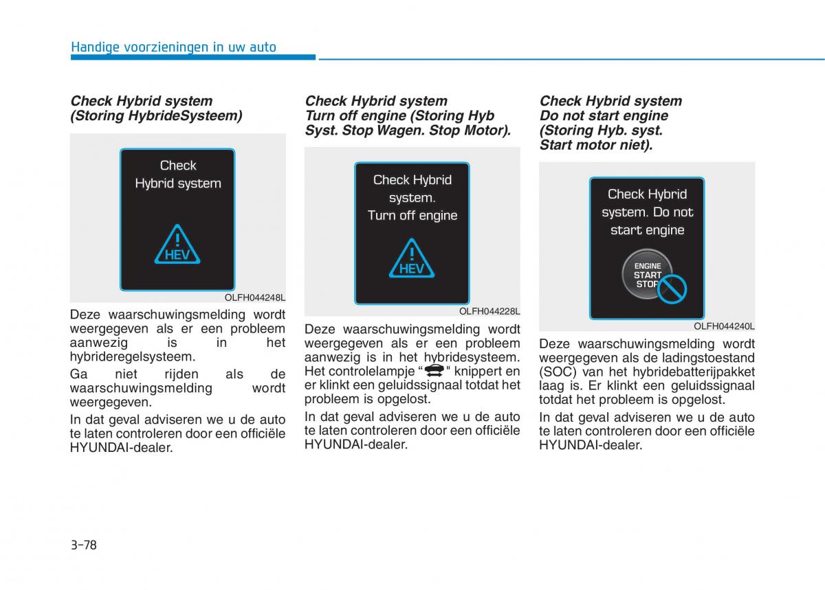 Hyundai Ioniq Hybrid handleiding / page 184