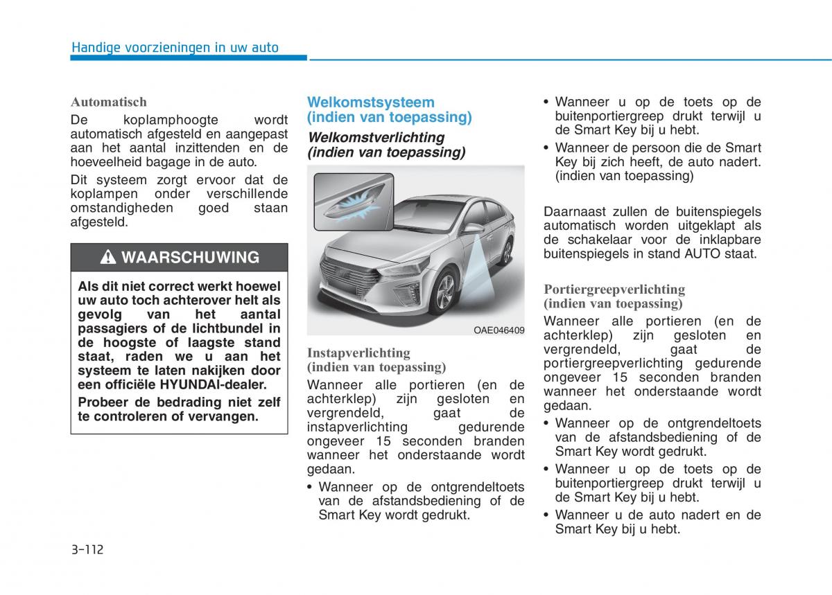 Hyundai Ioniq Hybrid handleiding / page 218