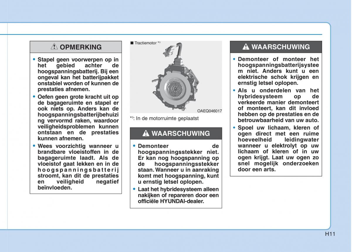 Hyundai Ioniq Hybrid handleiding / page 22