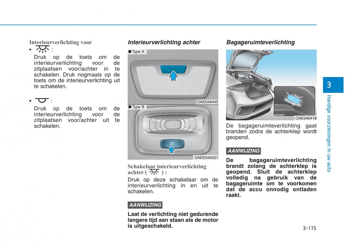 Hyundai Ioniq Hybrid handleiding / page 221