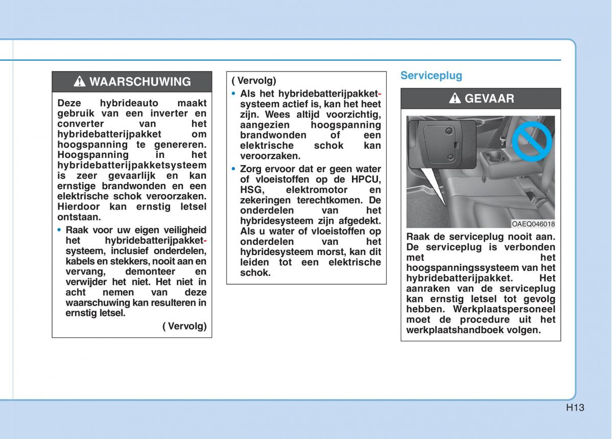 Hyundai Ioniq Hybrid handleiding / page 24