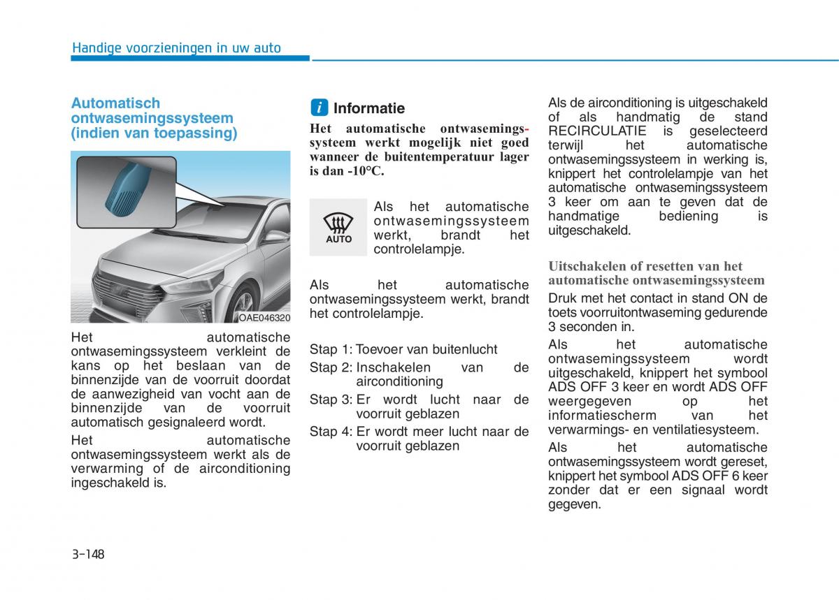 Hyundai Ioniq Hybrid handleiding / page 254