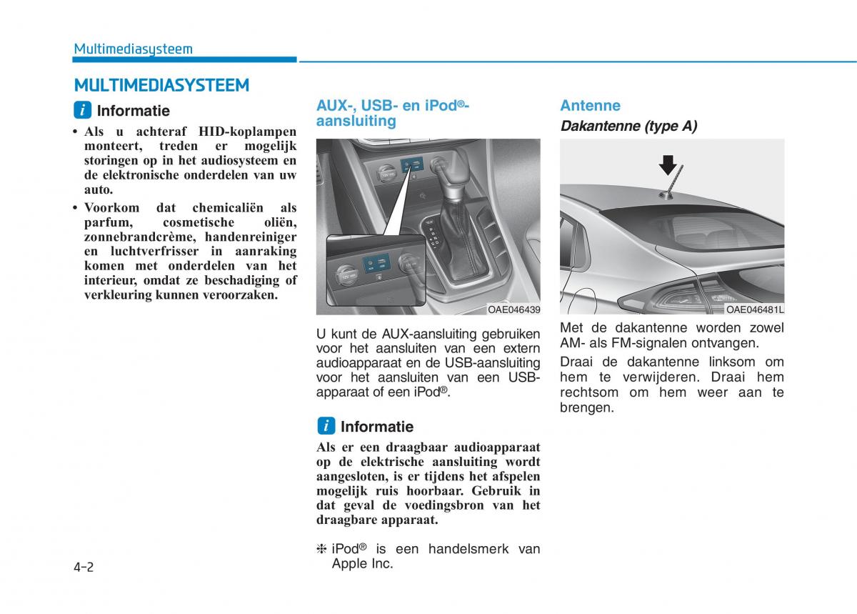 Hyundai Ioniq Hybrid handleiding / page 268