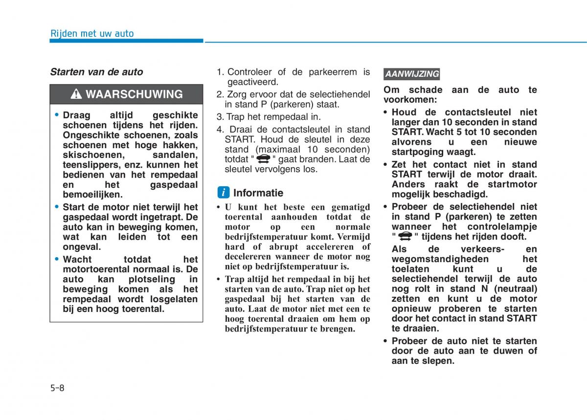 Hyundai Ioniq Hybrid handleiding / page 327