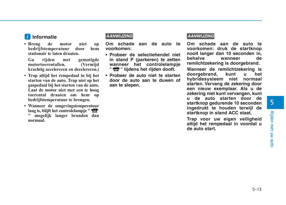 Hyundai Ioniq Hybrid handleiding / page 332