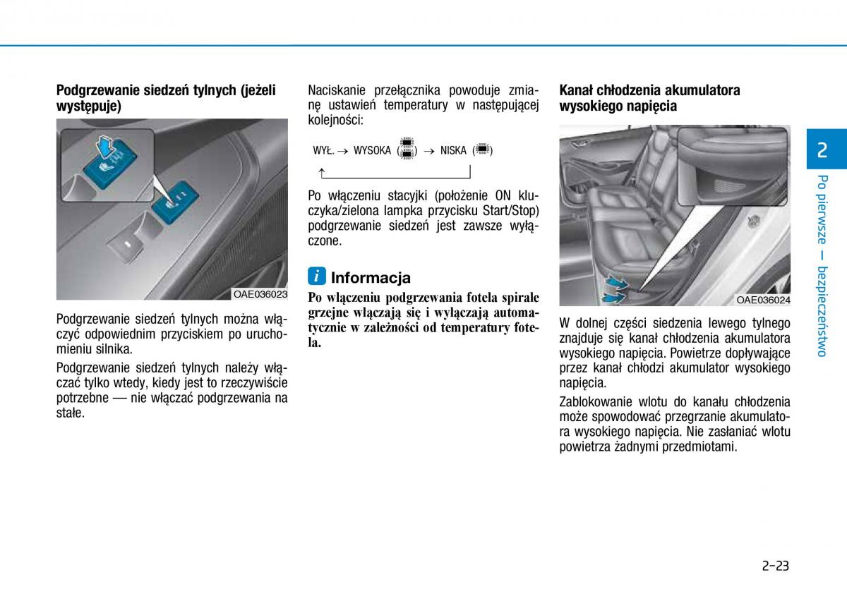 Hyundai Ioniq Hybrid instrukcja obslugi / page 55