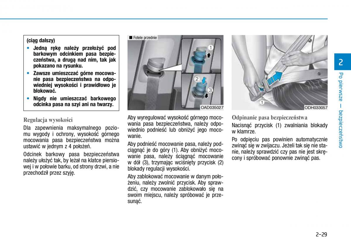 Hyundai Ioniq Hybrid instrukcja obslugi / page 61